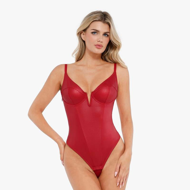 V-Neck  Red