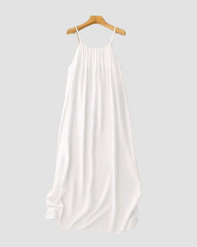 The dress women wear at home — and don’t change to go out.  Cozy enough for the couch. Polished enough for outside.