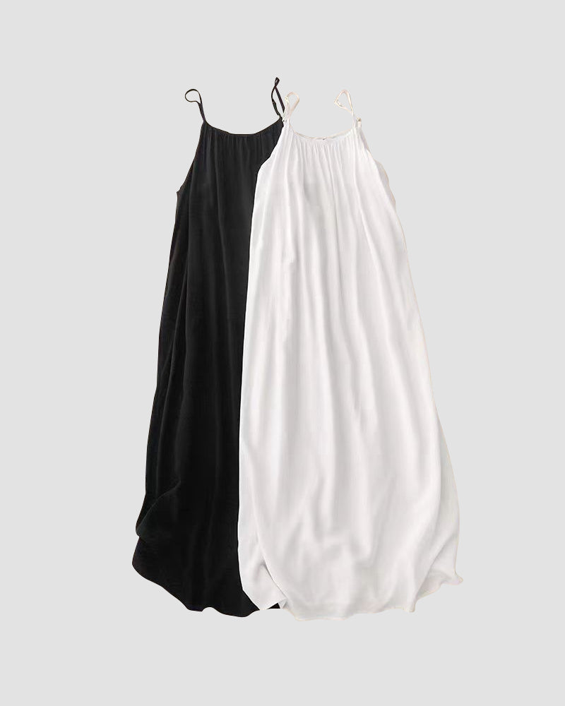 The dress women wear at home — and don’t change to go out.  Cozy enough for the couch. Polished enough for outside.